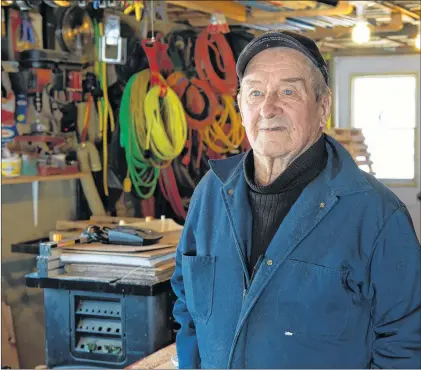  ?? CLARENCE NGOH/THE BEACON ?? Veteran sealer Jack Troake of Twillingat­e is concerned about the future of fisheries. The growing seal population, now estimated at 11 to 12 million, is in direct competitio­n with the commercial harvesting of cod and capelin.