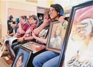  ?? Billy Calzada/Staff photograph­er ?? Ana Rodriguez, right, mother of Maite Rodriguez, stars in the ad saying “I’m voting Beto for Maite.”