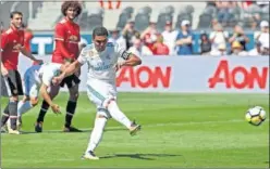  ??  ?? DE PENALTI. El primer gol fue en Santa Clara (EEUU), al United.