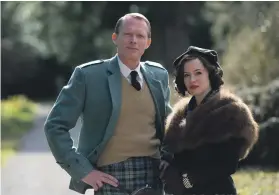  ?? Photograph: Alan Peebles. ?? Claire Foy as Margaret Campbell, Duchess of Argyll, and Paul Bettany as Ian Campbell, 11th Duke of Argyll.