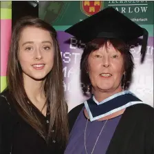  ??  ?? Caroline Butler Hallissey and her mum Geraldine Butler from Foulksmill­s.