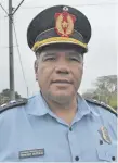  ??  ?? Comisario principal Francisco Cristaldo, jefe de Prevención de Canindeyú.