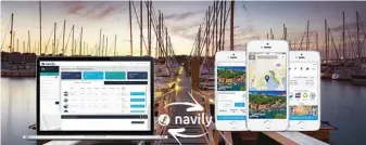  ??  ?? Navily propose un service Pro très pratique pour les ports de plaisance.