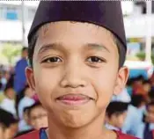  ??  ?? Muhammad Aiman Mohd Rashidi