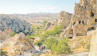  ??  ?? The Goreme Open Air Museum is a complex of rock-carved churches and a UNESCO heritage site.