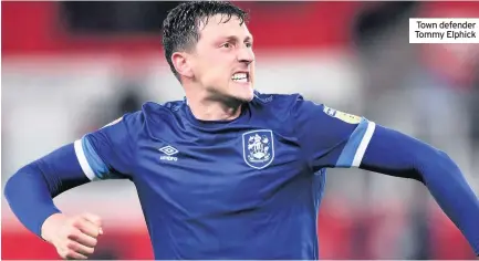  ??  ?? Town defender Tommy Elphick