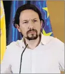  ?? EMILIA GUTIÉRREZ ?? Pablo Iglesias