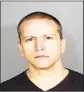  ?? Ramsey County Sheriff's Office ?? FIRED Minneapoli­s Officer Derek Chauvin was charged with thirddegre­e murder.