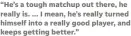  ?? ?? “He’s a tough matchup out there, he really is. ... I mean, he’s really turned himself into a really good player, and keeps getting better.”