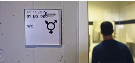  ?? RP-FOTO: EVERS ?? Die Hochschule Rhein-Waal ist bei dem Thema Vorreiter. Hier gibt es seit einiger Zeit bereits geschlecht­sneutrale Toiletten.