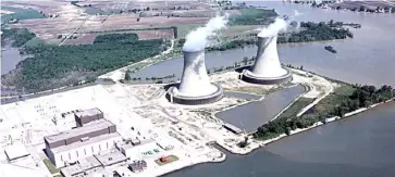  ??  ?? THE Enrico Fermi nuclear generating station near Monroe, Michigan, United States.