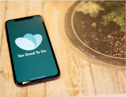  ??  ?? A app procura combater o desperdíci­o alimentar.