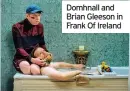  ??  ?? Domhnall and Brian Gleeson in Frank Of Ireland the duo heads to Aine’s grandmothe­r’s funeral.