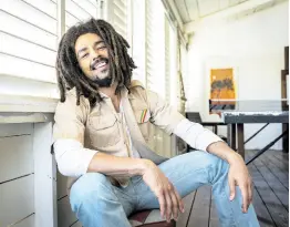  ?? ?? This image released by Paramount Pictures shows Kingsley Ben-Adir in ‘Bob Marley: One Love’.