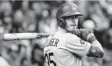  ?? Ross D. Franklin / Associated Press ?? Dodgers slugger Cody Bellinger batted .305 with 47 homers and 115 RBIs on his way to winning the NL MVP Award.