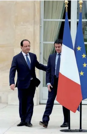  ??  ?? Le candidat Manuel arrivera-t-il à faire oublier le bilan du Premier ministre Valls ?
