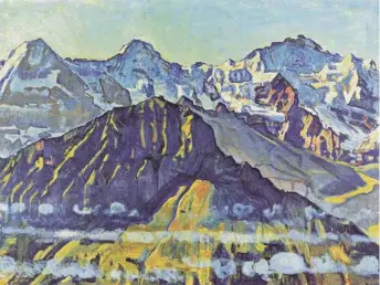  ?? (LDD) ?? «Eiger, Mönch und Jungfrau in der Sonne» (1908), de Ferdinand Hodler.