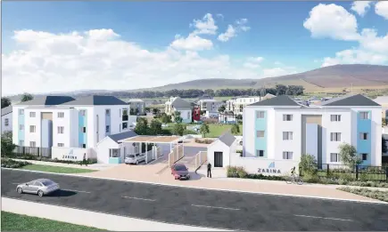  ??  ?? STUNNING: An artist’s impression of Zarina at Burgundy Estate, where 112 apartments and town houses were sold at the launch.