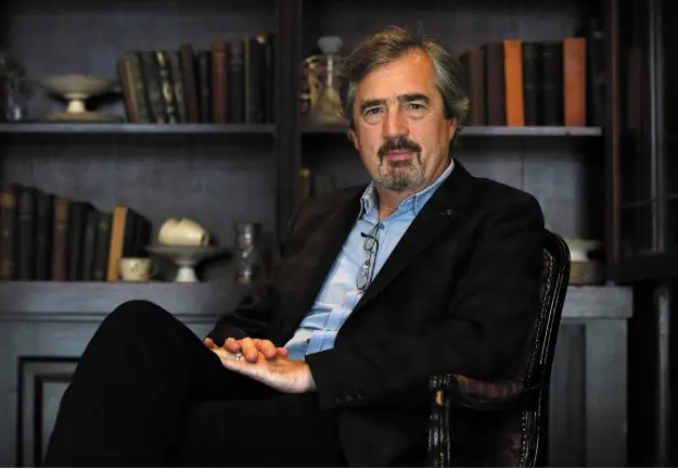  ??  ?? Sebastian Barry is the Laureate for Irish Fiction, but he is also the laureate of empathy.
Photo: Frank Mc Grath