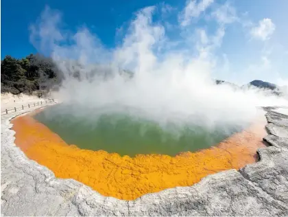  ?? Photo / Supplied ?? Wai-o-tapu's Champagne Pool in Rotorua.