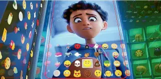  ??  ?? The Emoji Movie looks at the world inside your smartphone.