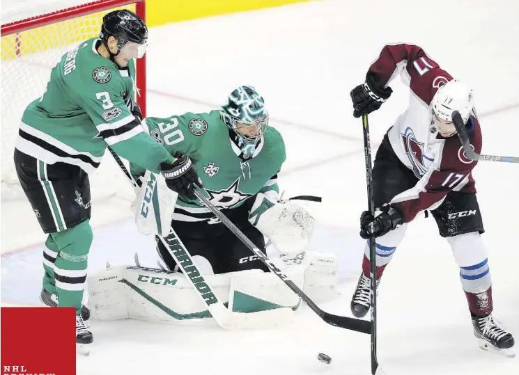  ?? TONY GUTIERREZ/AP PHOTO ?? Goalie Ben Bishop, along with the Stars’ other roster changes, is expected to lead Dallas back into the post-season.