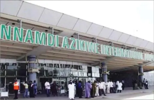  ??  ?? Nnamdi Azikiwe Internatio­nal Airport