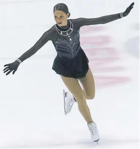  ??  ?? Dundee skater Natasha McKay on her way to the gold medal.