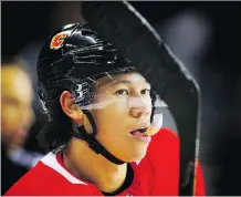  ?? AL CHAREST ?? Spencer Foo parlayed a hot second-half scoring spree with the Stockton Heat into a look-see with the Calgary Flames.