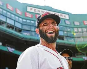  ?? Gretchen Ertl / Associated Press ?? Dustin Pedroia’s playing style and success made him a fan favorite at Fenway Park.