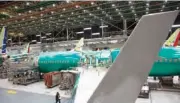  ?? (AFP) ?? Employees work on Boeing 737 MAX airplanes at the Boeing Renton Factory in Renton, Washington. (File photo)