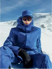  ?? ?? La grande novità della stagione Autunno/inverno 2023 di K-way è la collezione skiwear, parte della label L’action dedicata agli amanti delle piste e habitué dell’après-ski.