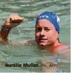  ?? (Ph. AFP) ?? Pas plus ? Non, pour l’instant c’est impossible. Ça sera sans doute plus riche du côté de l’eau libre. On pense notamment à la championne du monde en titre, Aurélie Muller que vous entraînez. C’est un monde à part et que vous semblez respecter… Aurélie...