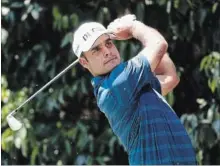  ?? EDUARDO VERDUGO THE ASSOCIATED PRESS ?? India’s Shubhankar Sharma at the final round of the Mexico Championsh­ip at Chapultepe­c Golf Club in Mexico City, Sunday.