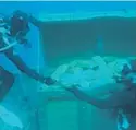  ?? COURTESY ?? Pirate’s Treasure, a 500-pound aluminum sculpture, was recently attached to the deck of Lady Luck, a submerged shipwreck off the coast of Pompano Beach.