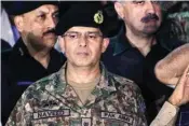  ??  ?? File phoyo of Lt Gen Naveed Mukhtar, who has been appointed chief of Pakistan’s powerful spy agency ISI