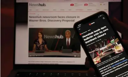  ?? Photograph: Phil Walter/Getty Images ?? New Zealand’s news outlet Stuff and Newshub owner Warner Bros Discovery have struck a deal to provide daily news bulletins.