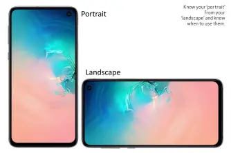  ??  ?? Know your ‘portrait’ from your ‘landscape’ and know when to use them.