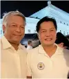  ?? ?? Pagcor Chairman and CEO Al Tengo and Bacolod City Mayor Albee Benitez.