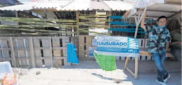  ?? /HUGO ARCINIEGA ?? Operativos de inspección y protección civil, continúa realizando la Secretaría de Gobierno del Municipio de Querétaro, por la contingenc­ia del Covid19