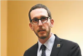  ?? Rich Pedroncell­i / Associated Press ?? State Sen. Scott Wiener crafted SB932, a law aimed at tracking the coronaviru­s’ toll on the LGBTQ community. The state has not enforced it consistent­ly.