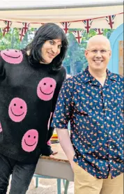  ??  ?? All rise: Noel Fielding and Matt Lucas return as co-hosts