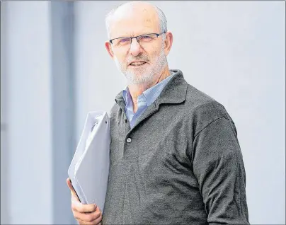  ?? CP PHOTO ?? Vince Calderhead, a lawyer involved in a human rights case dealing with persons with disabiliti­es and their attempts to move out of institutio­ns and into small homes, is seen in Halifax on Friday.