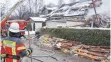  ?? FOTO: DPA ?? Das Reihenhaus in Donzdorf ist völlig zerstört.