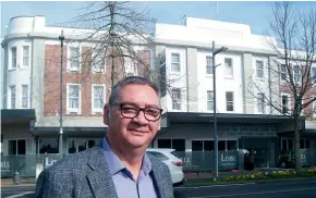  ??  ?? Ground floor renovation work on the Days Hotel and Suites is about six weeks from completion, says manager Perry de Jager, pictured.