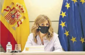  ?? EUROPA PRESS ?? La ministra de Trabajo y Economía Social, Yolanda Díaz.