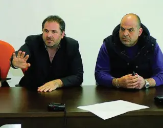  ??  ?? I fratelli Sergio e Michele Bolognino. Entrambi finiti nei guai, Michele ieri è stato condannato