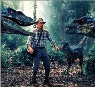  ??  ?? DANGER ZONE: Sam in Jurassic Park III