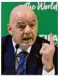  ?? Foto: Simon Maina/afp ?? Echauffier­te sich: Gianni Infantino, seit 2016 Fifapräsid­ent.