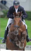  ??  ?? Cork’s Michael Ryan hoping to repeat the 2016 success at the Millstreet horse trials.